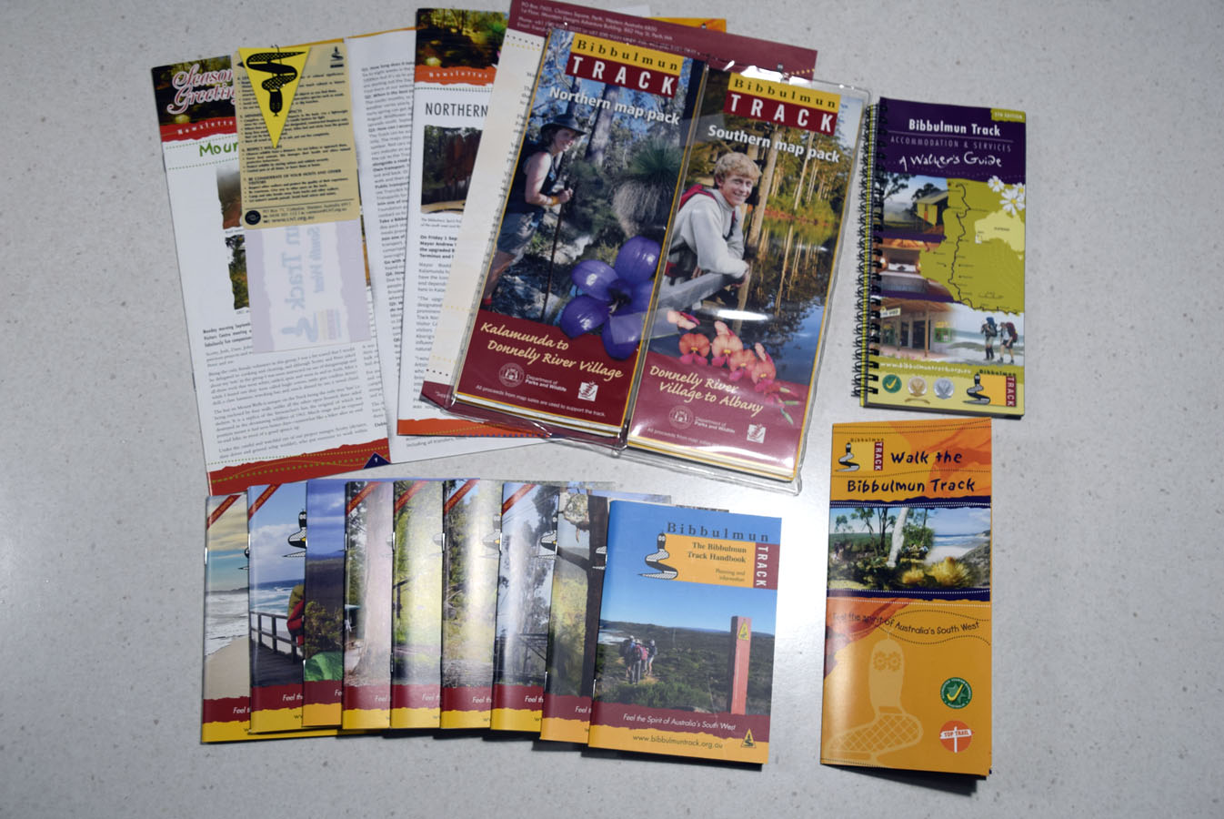 Bibbulmun Track information material