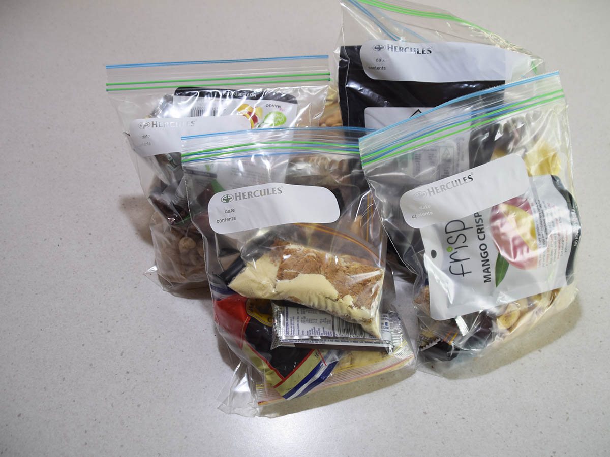 Food for the South Coast Track